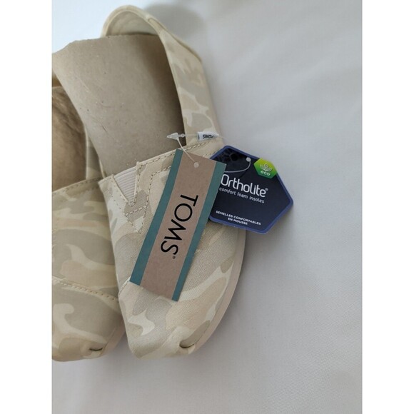 Women's TOMS Camouflage Shoes Alpargata  5.5 Ortholite Comfort Foam Insoles - Picture 10 of 10